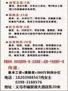 义马乐分商城招贤纳士