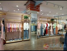 千禧百货女装道具九成新全拉丝金色
