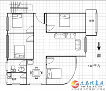 珠江路中段135平四室两厅商品住房急售18万